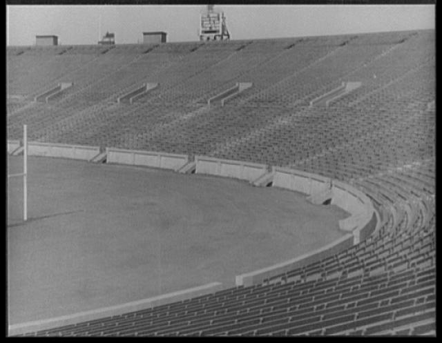 Yale Bowl in 1936, photographed by Carl Van Vechten